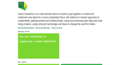 Desktop Screenshot of greenhackathon.com