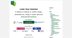 Desktop Screenshot of london.greenhackathon.com
